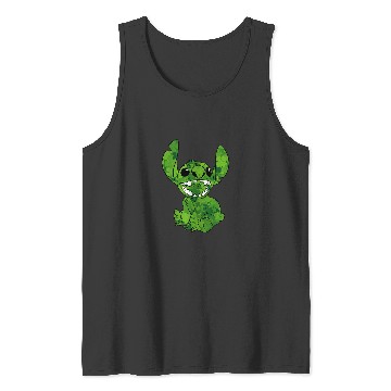 Discover Disney Lilo Stitch St Patricks Day Stitch Clover Tank Tops