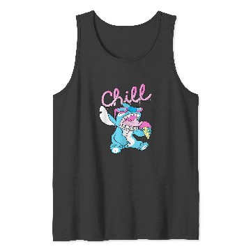 Discover Disney Lilo and Stitch Neon Ice Cream Chill Drip Tank Tops