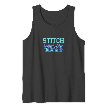 Discover Disney Lilo Stitch Multi Pose Line Up Tank Tops