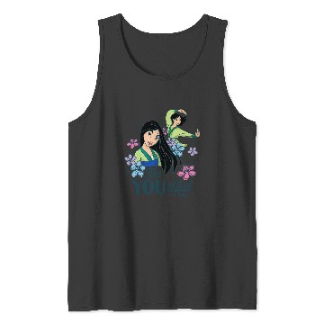 Discover Disney Princess - Be Youtiful Mulan Tank Tops