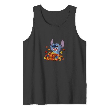 Discover Disney Lilo Stitch Autumn Leaves Stitch Tank Tops