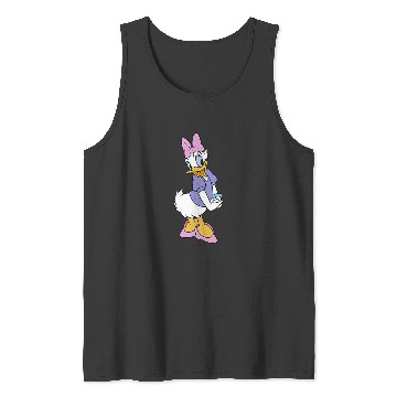 Discover Disney Mickey And Friends Daisy Duck Small Pocket Logo Tank Tops