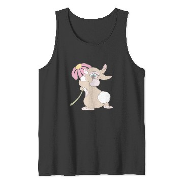 Discover Disney Bambi Cute Flirty Thumper Rabbit Big Chest Portrait Tank Tops