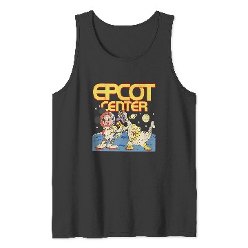 Discover Disney Epcot Mickey & Dragon Figment Astronaut Tank Tops