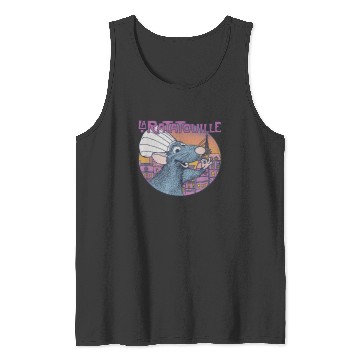 Discover Disney Pixar Ratatouille Bon Appetit Circle Sign Tank Tops