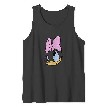 Discover Disney Daisy Duck Big Face Winking Bow Tank Tops