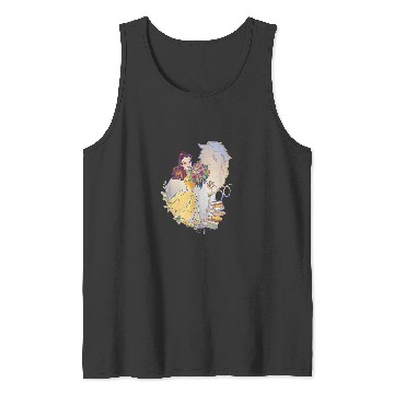 Discover Disney 100 Platinum Princess Collection Belle D1 Tank Tops