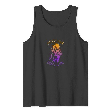 Discover Star Wars Chewbacca Messy Hair Dont Care Disney Tank Tops