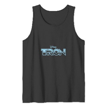 Discover Disney TRON  1982 Original Movie Logo Tank Tops