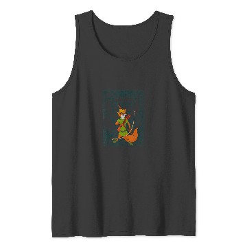 Discover Disney Robin Hood Retro  Distressed Tank Tops