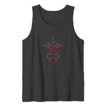 Discover Disneyss Kingdom Hearts Mixed Crossed Key Dual Tone Logo Tank Tops