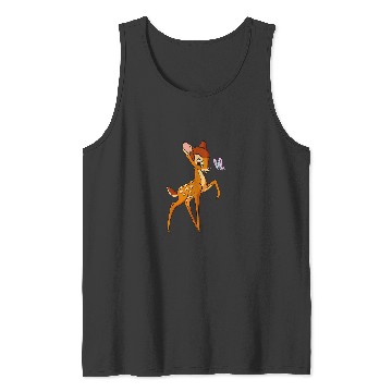 Discover Disney Bambi Young Bambi Classic Cute Happy Pose Tank Tops