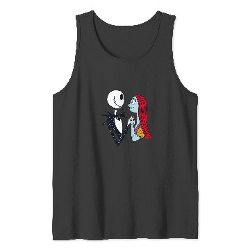 Discover disney nightmare bee christmas jack and sally Tank Tops