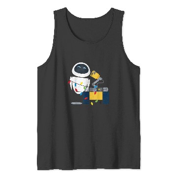Discover Disney Pixar Wall-E Eve Christmas Light Wrap Graphic Tank Tops