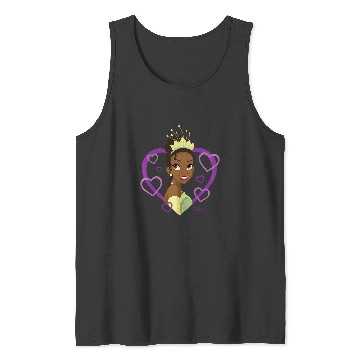 Discover Disney Princess - Tiana Heart Tank Tops