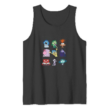 Discover Disney Pixar Inside Out 2 Today I Feel... Emotions Panels Tank Tops