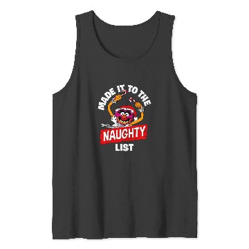 Discover Disney The Muppets Christmas Animal Made The Naughty List Tank Tops
