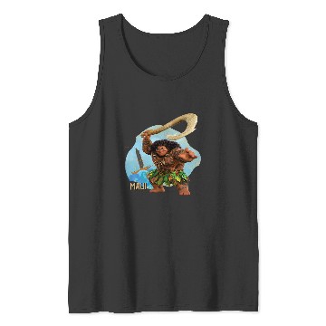 Discover Disney Moana 2 Action Pose “Maui” with Fish Hook Tank Tops