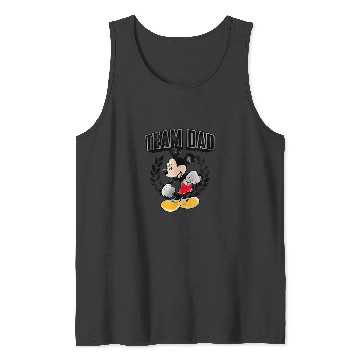 Discover Disney Team Dad Mickey Mouse Tank Tops