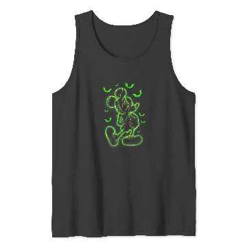 Discover Disney Mickey Mouse Green Lighting Halloween Tank Tops