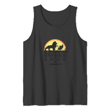 Discover Disney The Lion King Classic Logo Silhouette Tank Tops