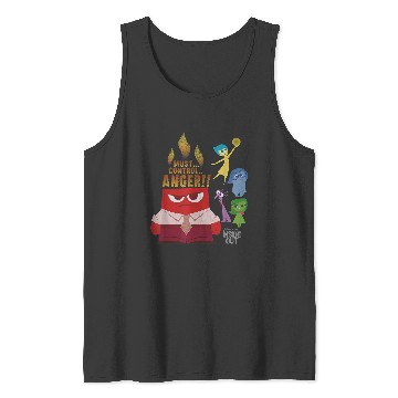 Discover Disneyss Pixars Inside Out Must Control Anger Vintages Tank Tops