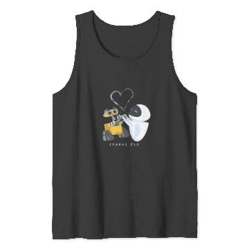 Discover Disney Pixar Wall-E Eve Heart Sparks Fly Hoodie Tank Tops