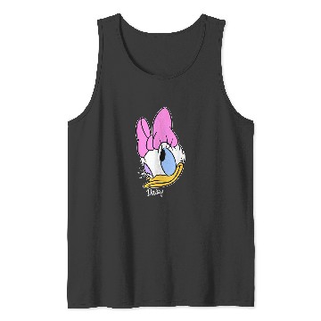 Discover Disney Mickey And Friends Daisy Big Face Tank Tops