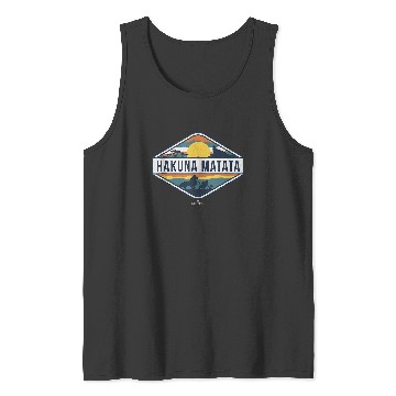 Discover Disney The Lion King Hakuna Matata Diamond Logo Tank Tops