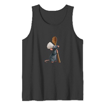 Discover disney Pixars ratatouille chef remy with spoon Tank Tops