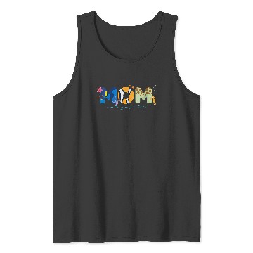 Discover Womens Disney and Pixar’s Finding Nemo Mom Mother’s Day Birthday V-Neck Tank Tops