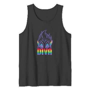 Discover Disney Villains Ursula Diva Pride Tank Tops