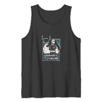 Discover disney frozens 2 Sven Kristoff Olaf Trio Courage Is Calling Tank Tops