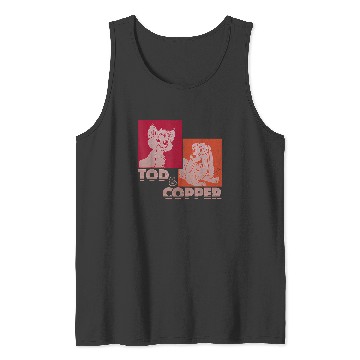 Discover Disney The Fox and the Hound Tod & Copper Retro Tank Tops