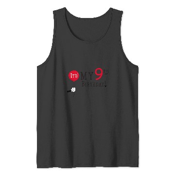 Discover disney mickey mouse balloon its my 9th birthday Tank Tops