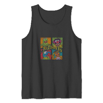 Discover Disney Muppets Group Shot Box Up Tank Tops