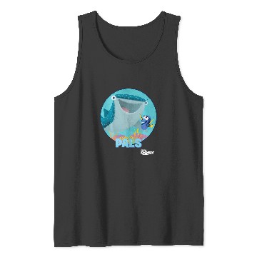 Discover Disney Pixar Finding Dory Destiny Biggest Fish Pals Logo Tank Tops