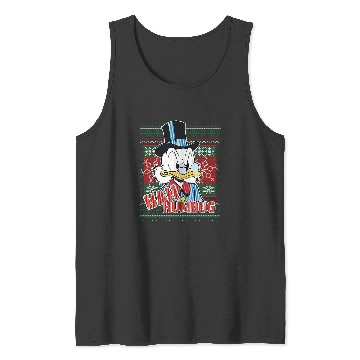 Discover Disney DuckTales Christmas Scrooge McDuck Bah Humbug Premium Tank Tops