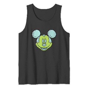 Discover Disney Mickey Mouse Happy Smiling Face Retro Pop Art Tank Tops