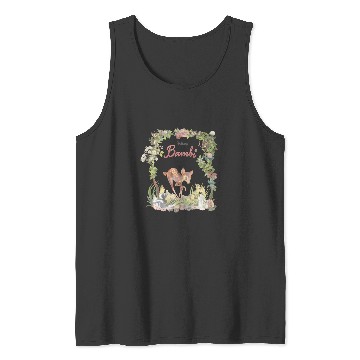 Discover Disney Bambi Floral Portrait Tank Tops