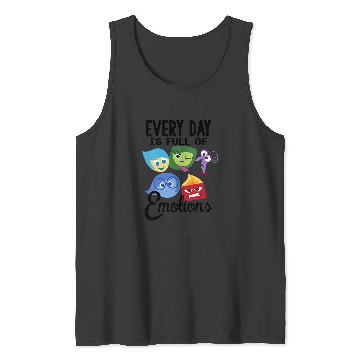 Discover Disney Pixar Inside Out Every Day Is Full Of Emotions Group V-Neck Tank Tops
