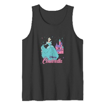 Discover Disney Princess Cinde Retro 90s Long Sleeve Tank Tops