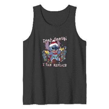 Discover Disney Lilo & Stitch Christmas Dear Santa, I Can Explain Tank Tops