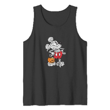 Discover Disney Retro Mickey Mouse Mummy Halloween Raglan Baseball Tee Tank Tops