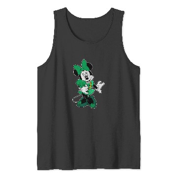 Discover Disney Retro Shamrock Minnie Mouse St. Patrick's Day Tank Tops