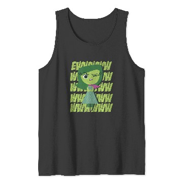 Discover Disney Pixar Inside Out Disgust Ewww Retro Text Stack Premium Tank Tops