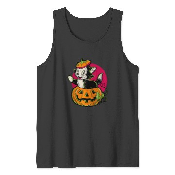 Discover Disney Pinocchio Halloween Figaro Inside A Pumpkin Retro Raglan Baseball Tee Tank Tops