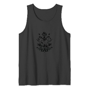 Discover Disney Bambi Ink Drawing Tank Tops