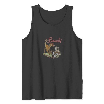 Discover Disney Bambi Group Shot Logo Tank Tops
