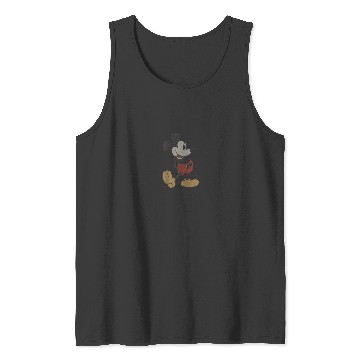 Discover Disney Classic Mickey Mouse Pose Raglan Baseball Tank Tops